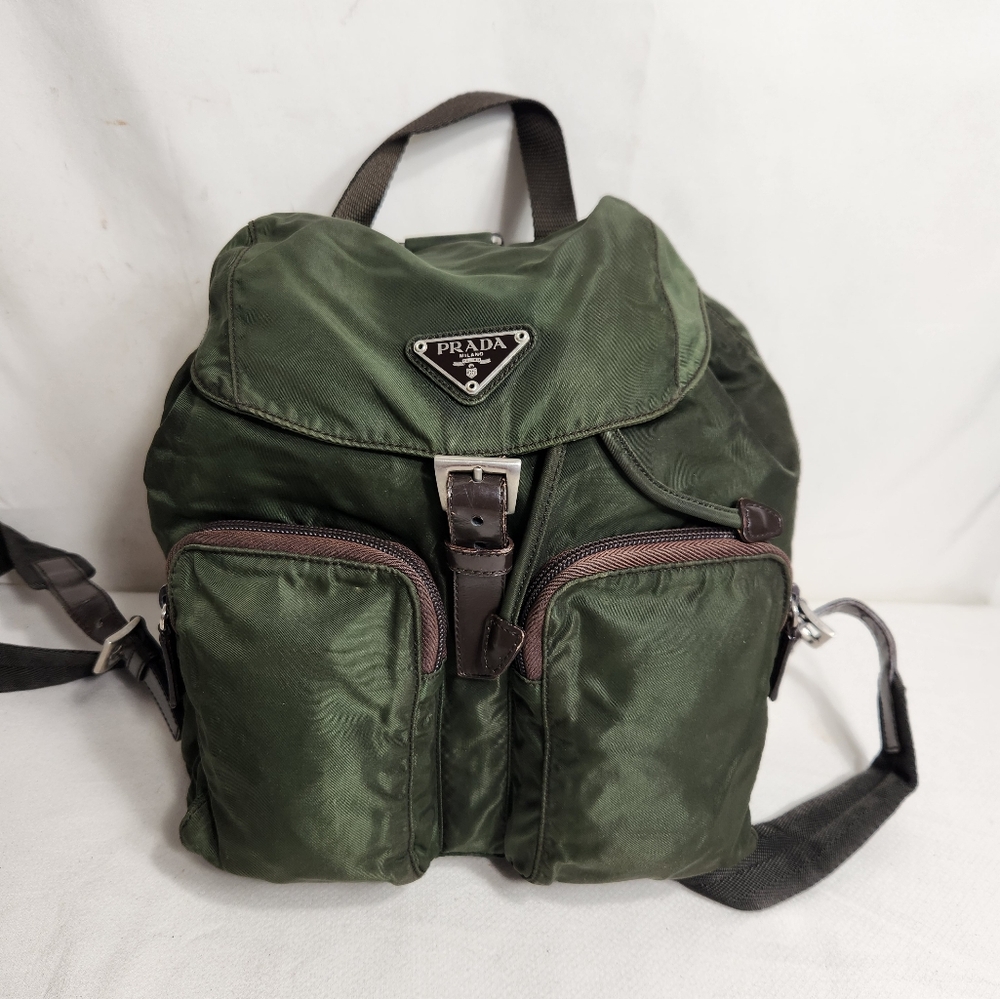 Prada Green Backpack - image 1